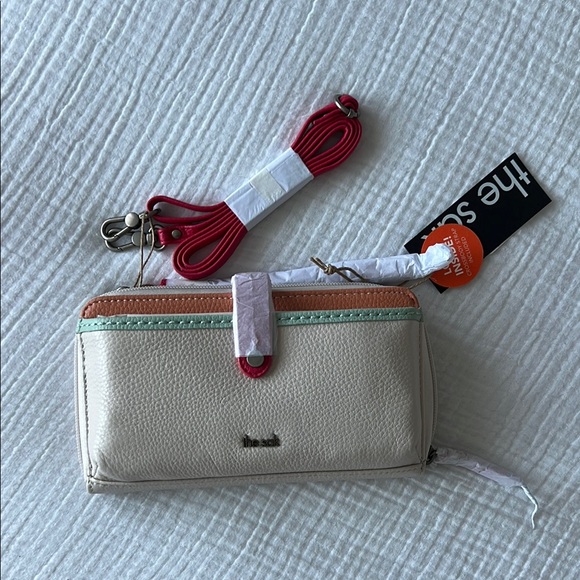NWT • The Sak Iris Convertible Leather Wallet Wristlet Crossbody • Vibrant Block - Picture 7 of 15